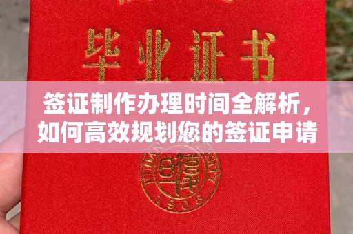 雨花台签证制作办理时间全解析，如何高效规划您的签证申请流程
